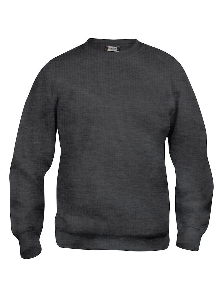 Basic Roundneck, FARGE: Anthracite Melange, STØRRELSE: 3XL