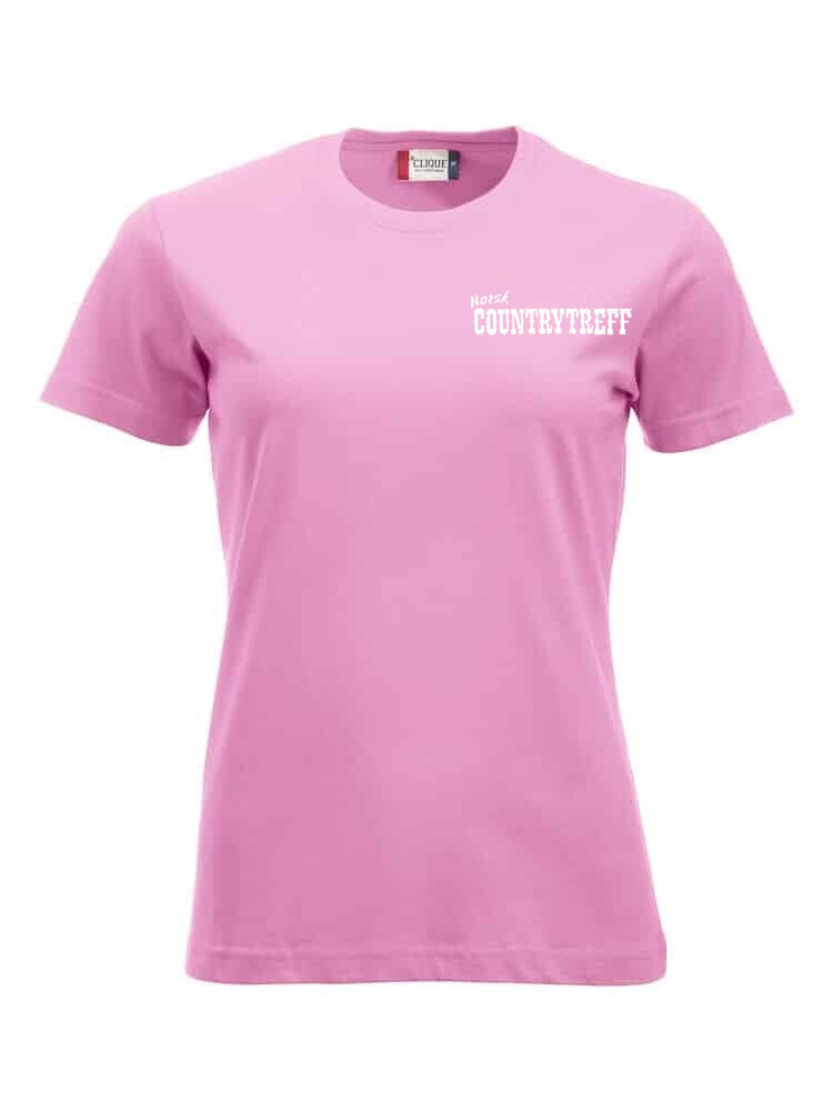 New Classic-T Ladies, FARGE: Bright Pink, STØRRELSE: XS