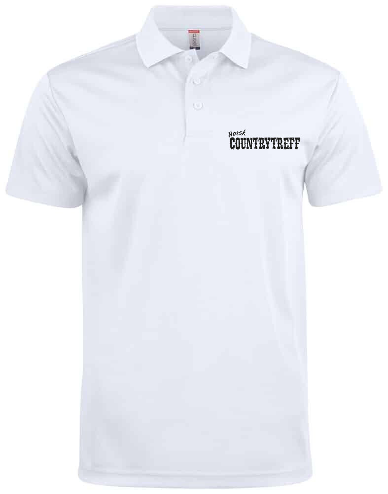Basic Active Polo, FARGE: White, STØRRELSE: 4XL