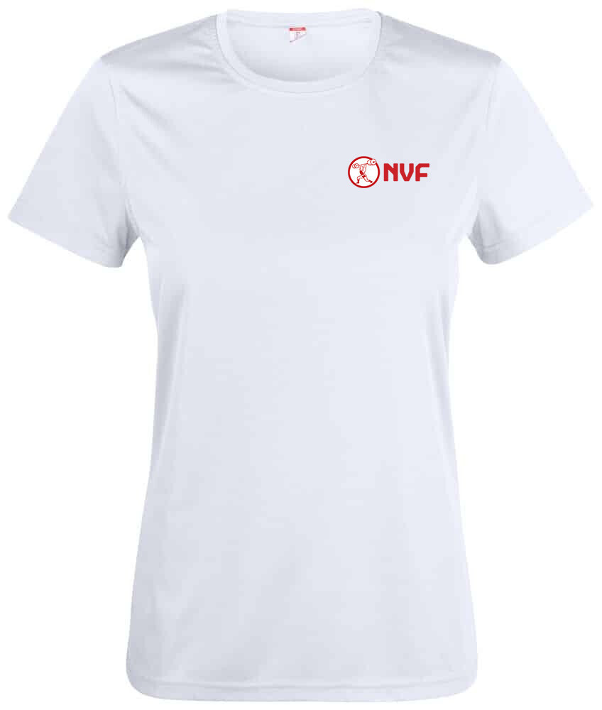 Basic Active-T Ladies, FARGE: White, STØRRELSE: XS