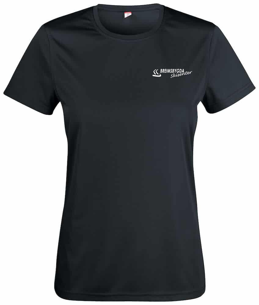 Basic Active-T Ladies, FARGE: Black, STØRRELSE: XS