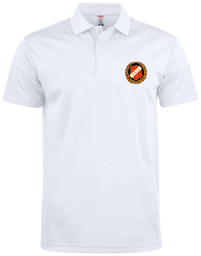 Basic Active Polo, FARGE: White, STØRRELSE: 4XL