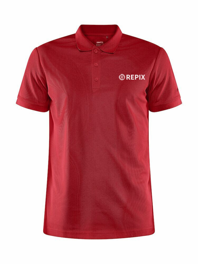 Core Unify Polo Shirt M, FARGE: Bright Red, STØRRELSE: XXL