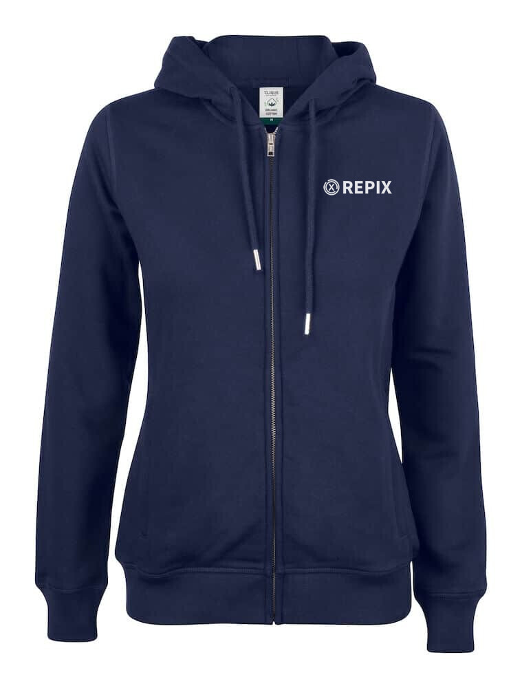 Premium OC Hoody FZ Ladies, FARGE: Dark Navy, STØRRELSE: XS