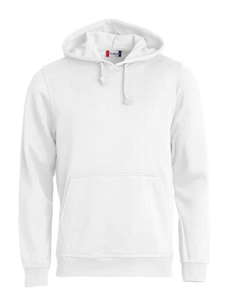 Basic Hoody, FARGE: White, STØRRELSE: 4XL