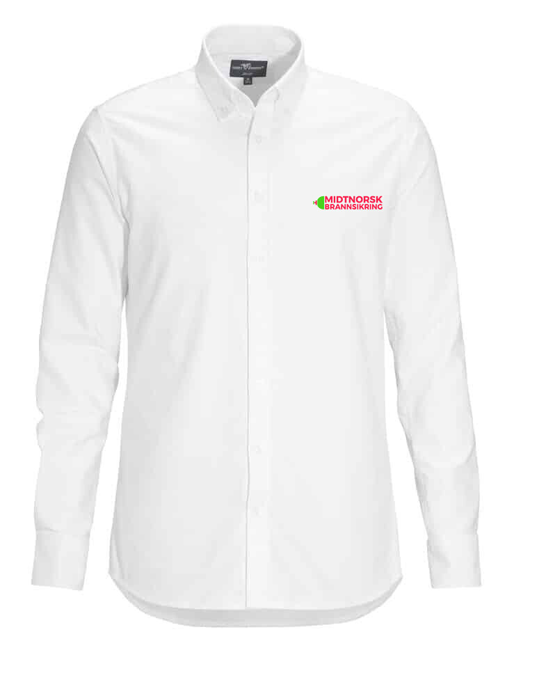 Dawson Slim Fit L/S, FARGE: White, STØRRELSE: XS-35/36