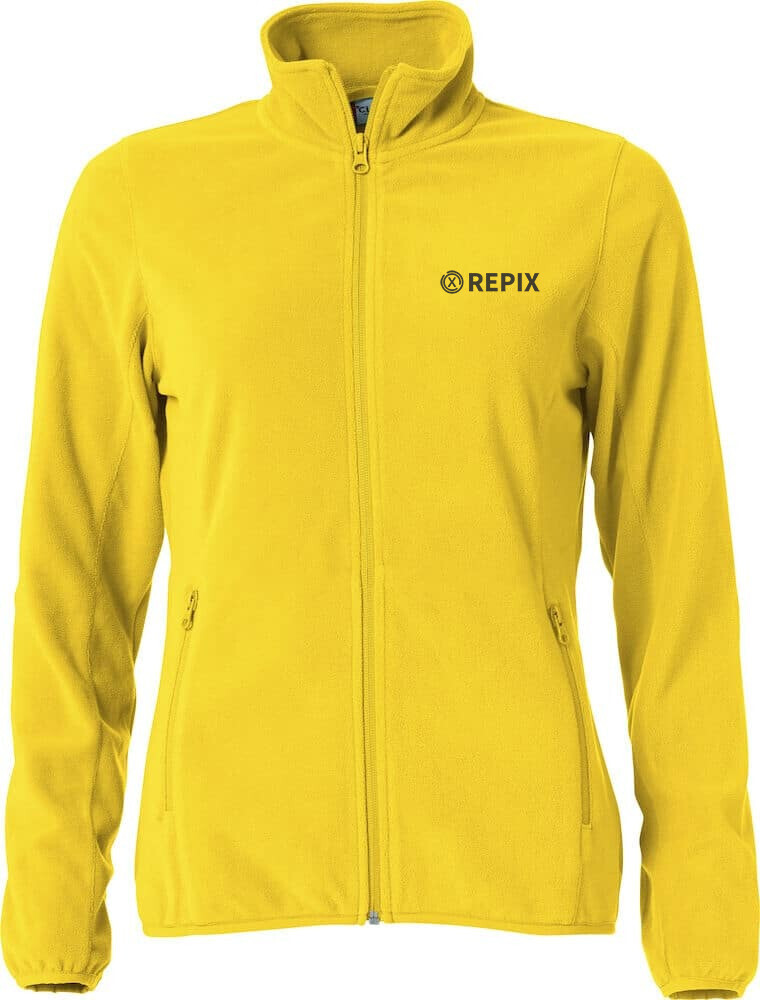 Basic Micro Fleece Jacket Ladies, FARGE: Yellow, STØRRELSE: XS