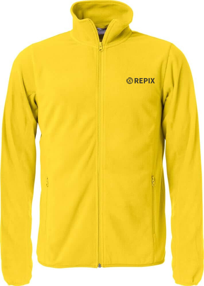Basic Micro Fleece Jacket, FARGE: Yellow, STØRRELSE: XS