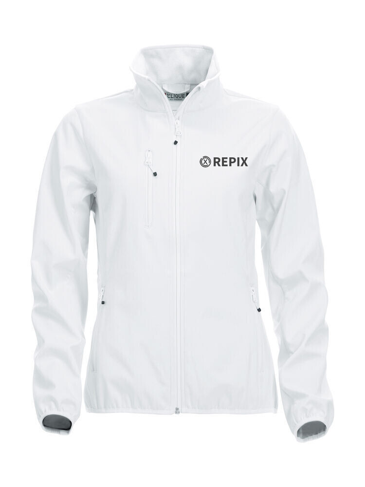 Basic Softshell Jacket Ladies, FARGE: White, STØRRELSE: XS