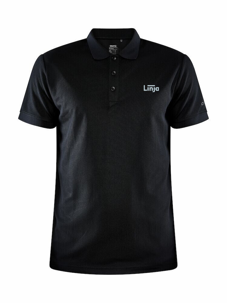 Core Unify Polo Shirt M, FARGE: Black, STØRRELSE: M