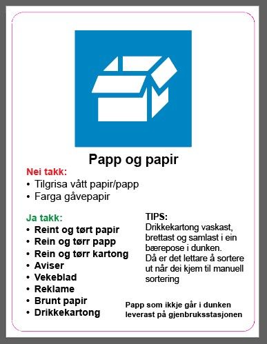 INNSIDE LOKK PAPP OG PAPIR