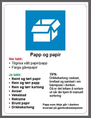 INNSIDE LOKK PAPP OG PAPIR