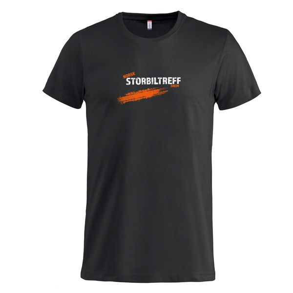 T-skjorte Norsk Storbiltreff, FARGE: Black, STØRRELSE: 4XL