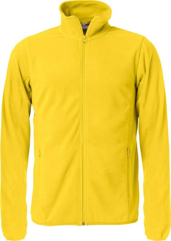 Basic Micro Fleece Jacket, FARGE: Yellow, STØRRELSE: XS