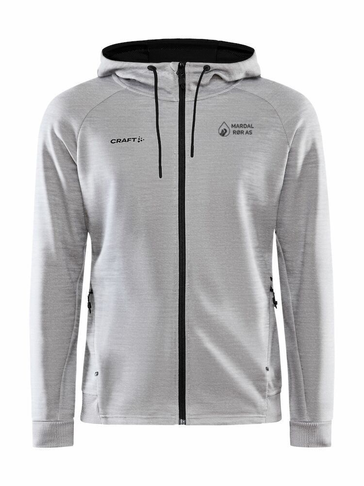 Adv Unify Fz Hood M, FARGE: Grey Melange, STØRRELSE: 4XL