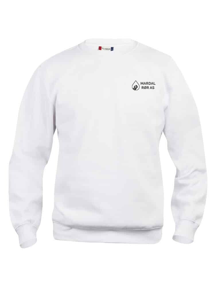 Basic Roundneck, FARGE: White, STØRRELSE: 4XL