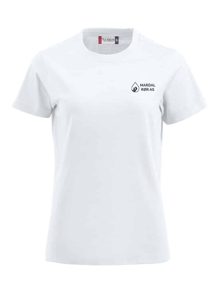 Premium-T Ladies, FARGE: White, STØRRELSE: S