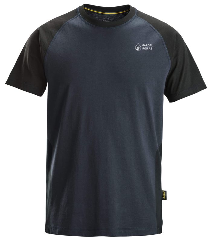 T-skjorte tofarget T-skjorte tofarget