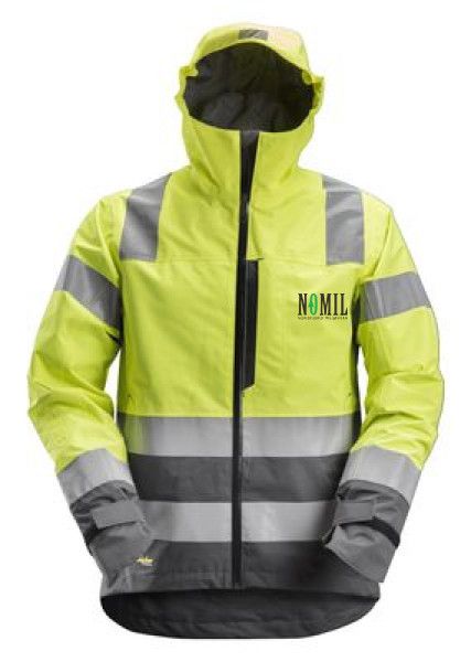High-Vis Vanntett skalljakke, Klasse 3 High-Vis Vanntett skalljakke, Klasse 3
