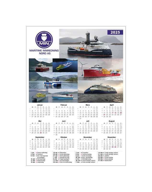 Kalender 50x70 cm