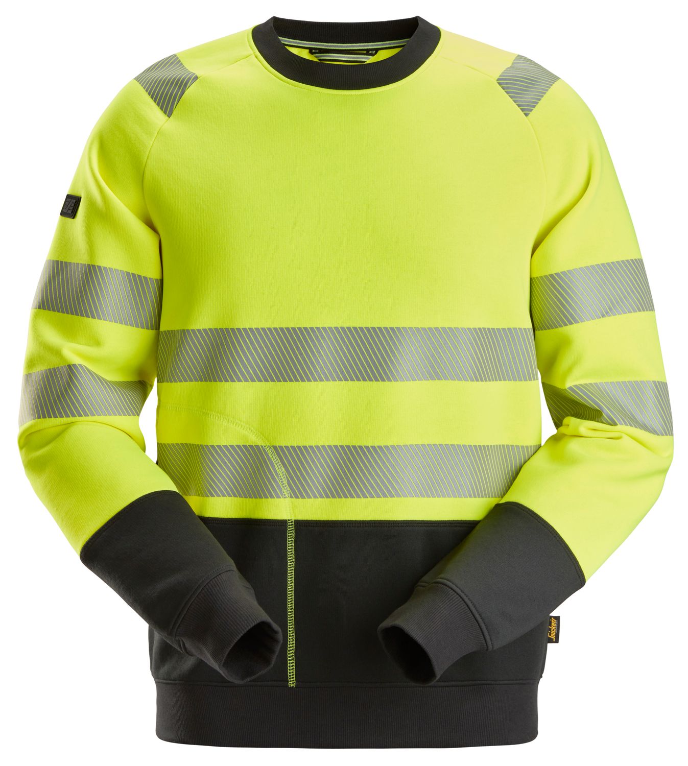 2831 High-Vis Genser, Klasse 2, FARGE: 6604 - High Visibility Yellow\Black, STØRRELSE: STR: XS