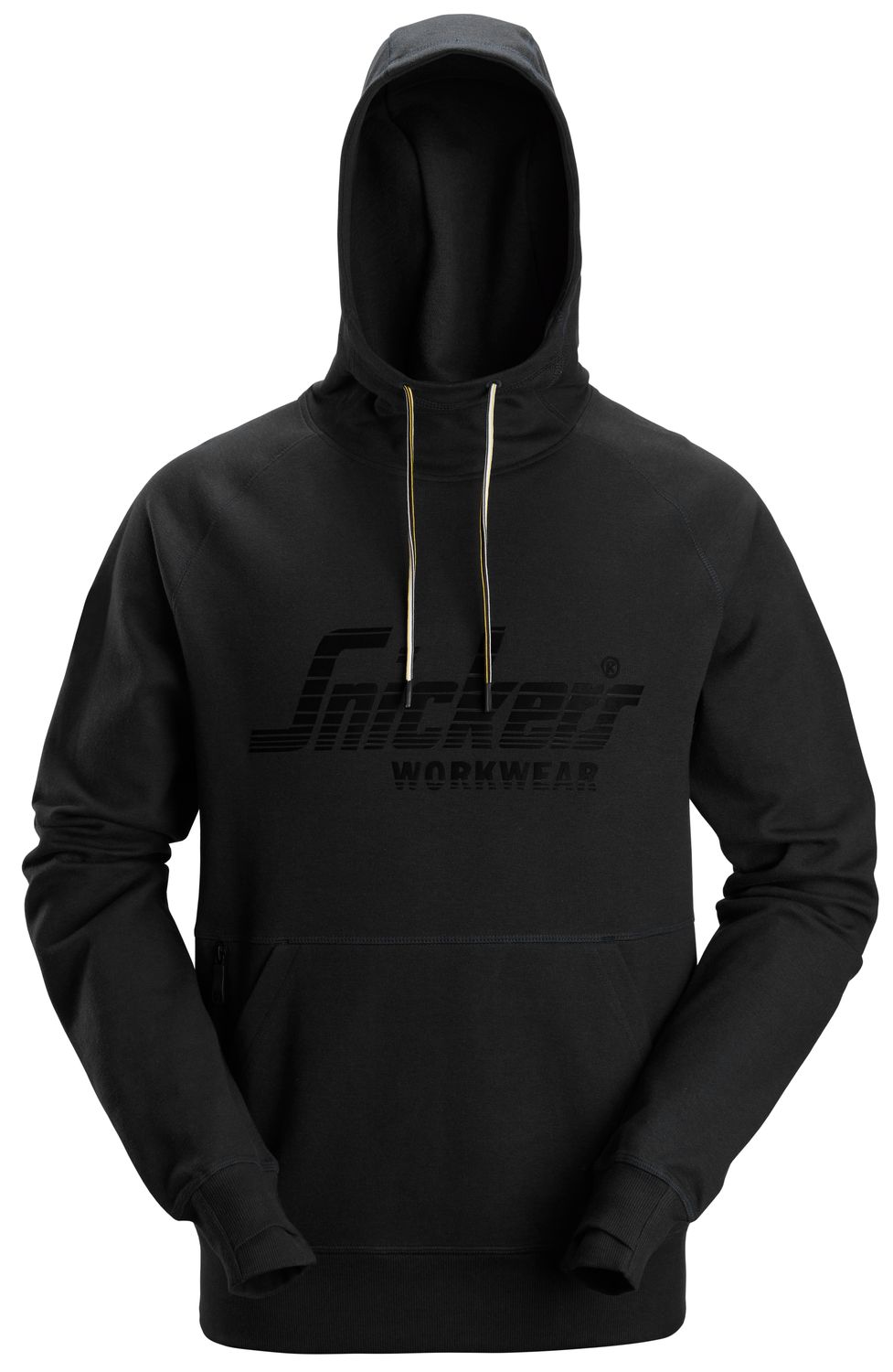 2894 Hettegenser med logo, FARGE: 0400 - Black, STØRRELSE: STR: XS