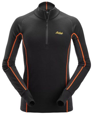 9482 Undertrøye i merinoull med kort glidelås 9482 Undertrøye i merinoull med kort glidelås