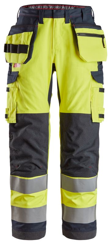 6261 Protecwork, Flammehemmende Arbeidsbukse med multifunksjonelle hylsterlommer og like benlommer, Klasse 2