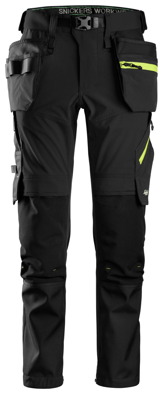 6940 FlexiWork, Softshell Stretchbukse+ med hylsterlommer 6940 FlexiWork, Softshell Stretchbukse+ med hylsterlommer