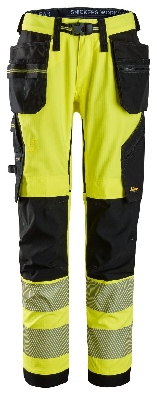 6943 High-Vis Stretchbukse med hylsterlommer, Klasse 2 6943 High-Vis Stretchbukse med hylsterlommer, Klasse 2