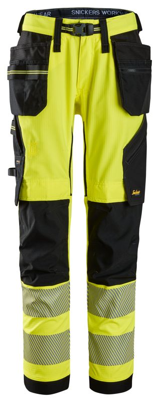 6943 High-Vis Stretchbukse med hylsterlommer, Klasse 2 6943 High-Vis Stretchbukse med hylsterlommer, Klasse 2