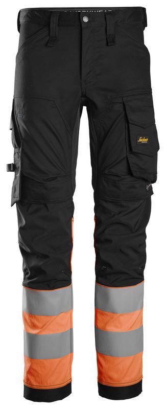 6334 High-Vis Stretchbukse, Klasse 1