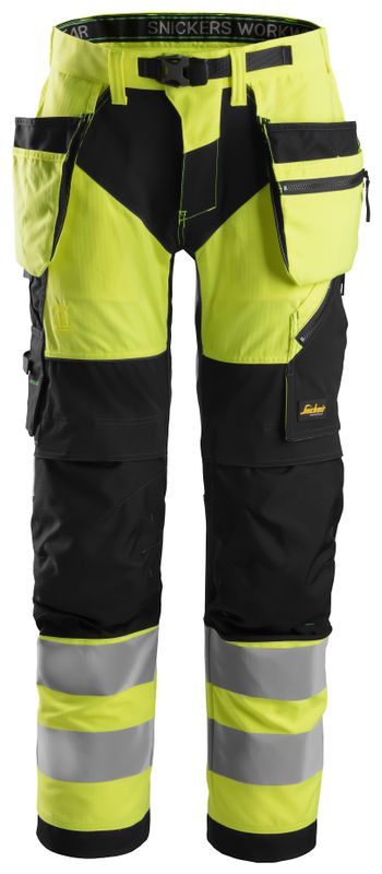 6932 High-Vis Arbeidsbukse med hylsterlommer, Klasse 2 6932 High-Vis Arbeidsbukse med hylsterlommer, Klasse 2