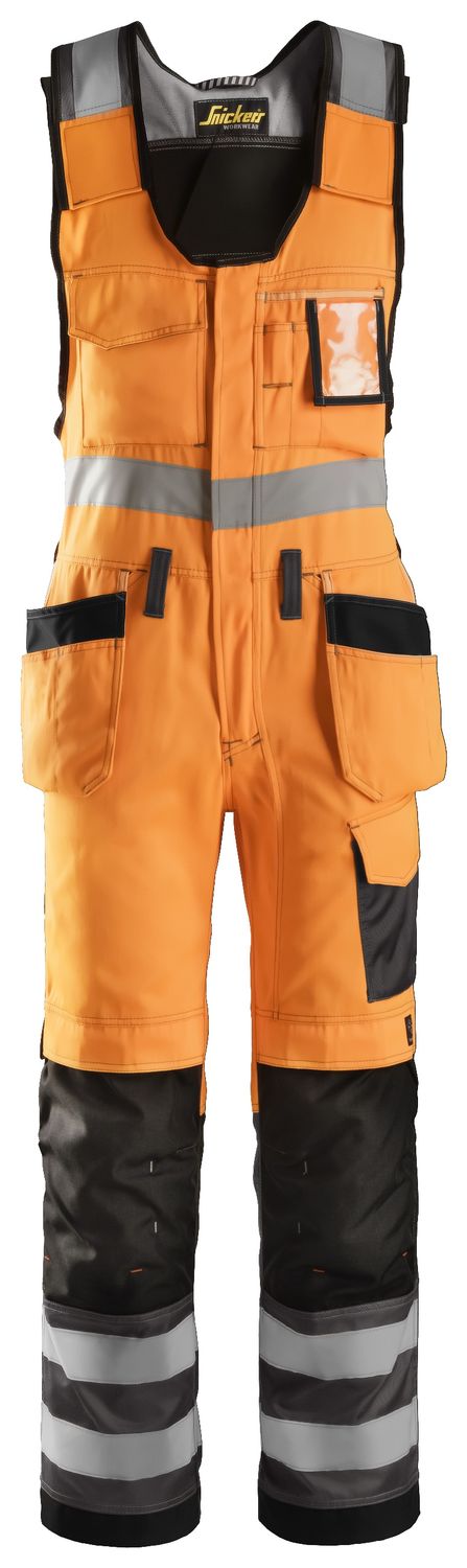 0213 High-Vis Helbukse med hylsterlommer, Klasse 2 0213 High-Vis Helbukse med hylsterlommer, Klasse 2