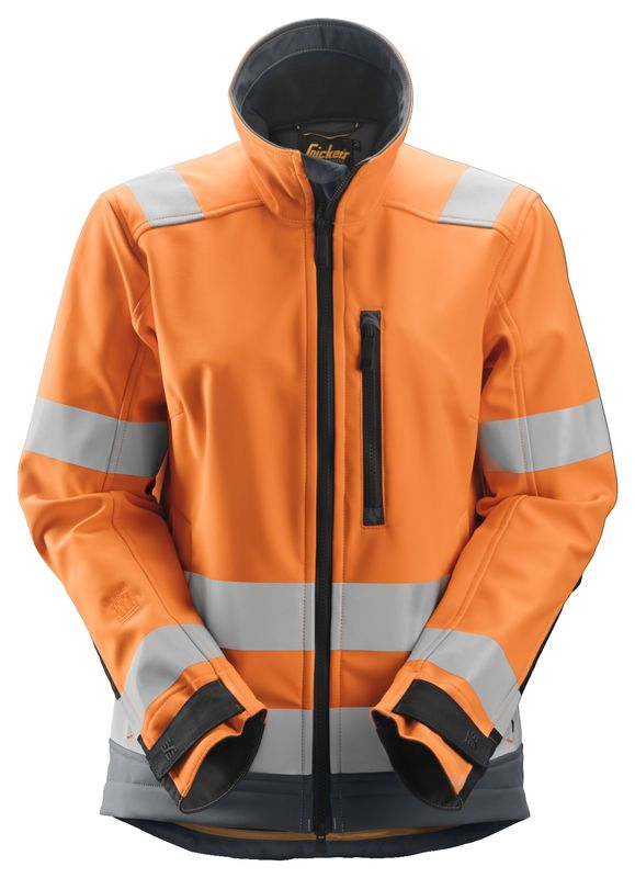 1237 High-Vis Softshelljakke for dame, Klasse 2/3 1237 High-Vis Softshelljakke for dame, Klasse 2/3