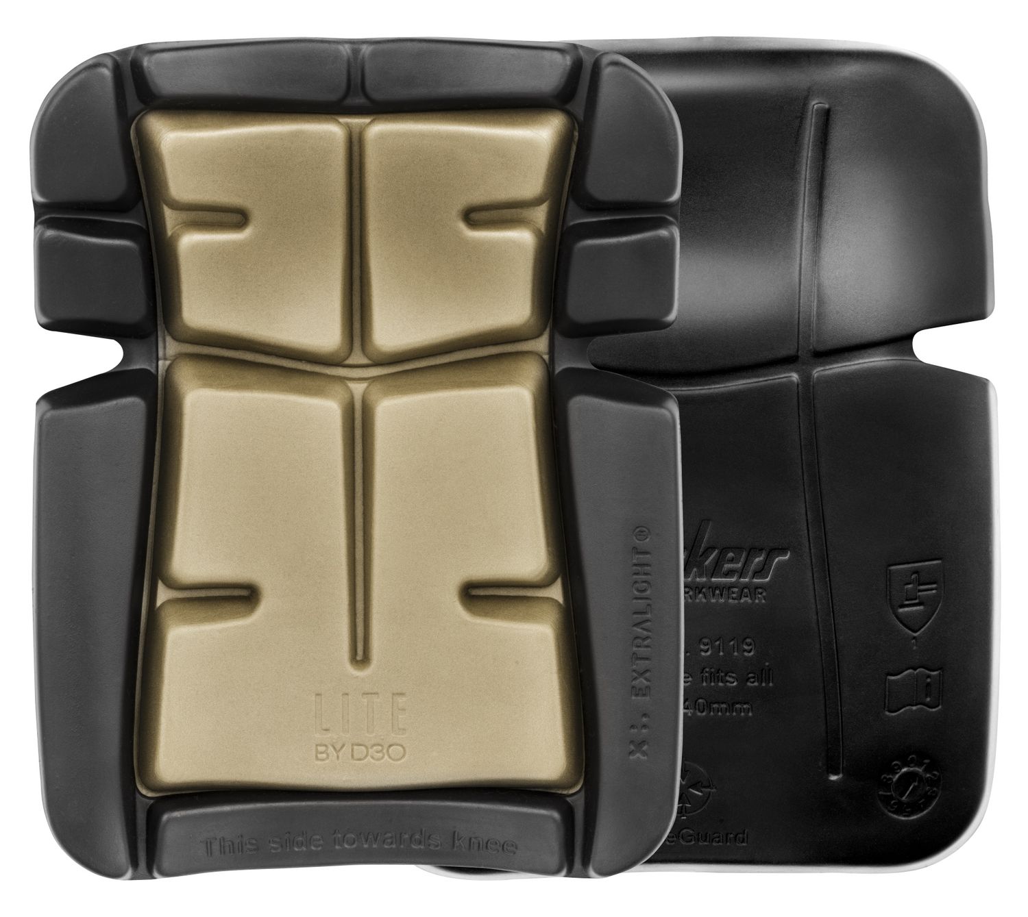 9119 D3O® LITE kneputer for gulvleggere 9119 D3O® LITE kneputer for gulvleggere