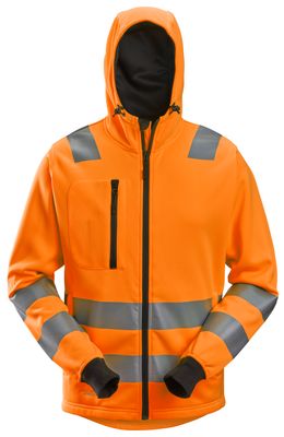 8039 AllroundWork, High-Vis Jakke med hette, Klasse 2/3