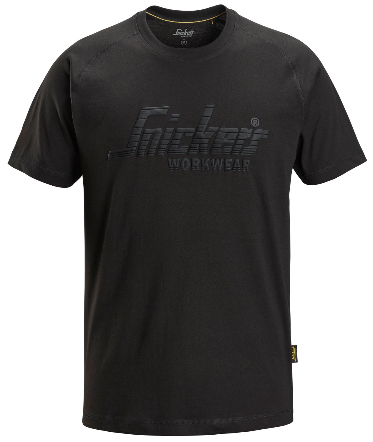 2590 T-skjorte med logo, FARGE: 0400 - Black, STØRRELSE: STR: XS