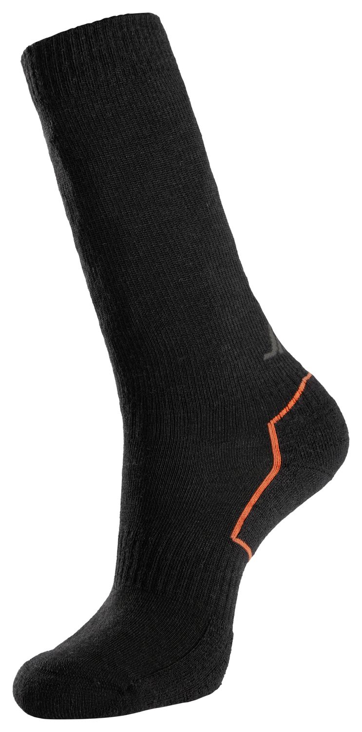 9225 Ullsokker med teddyfôr, 2-pakning, FARGE: 0400 - Black, STØRRELSE: STR: 37-40