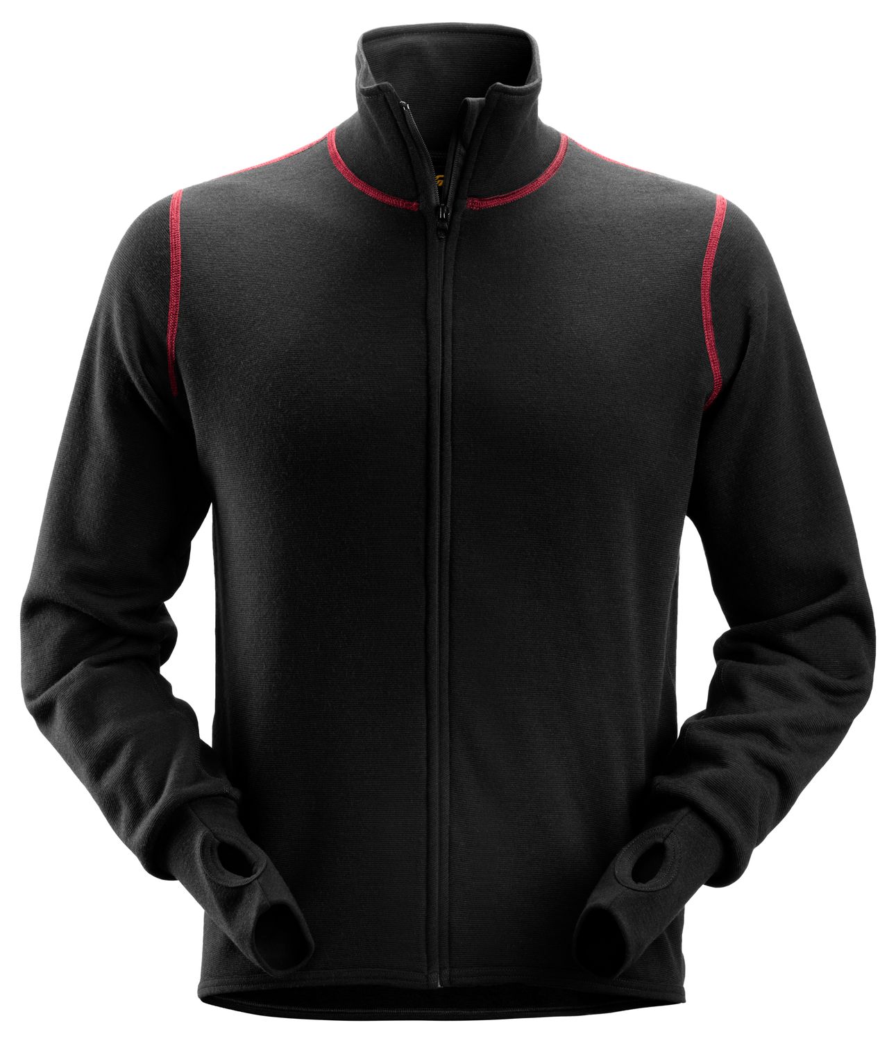 1563 ProtecWork, Flammehemmende Ulljakke i frotté, FARGE: 0400 - Black, STØRRELSE: STR: XS