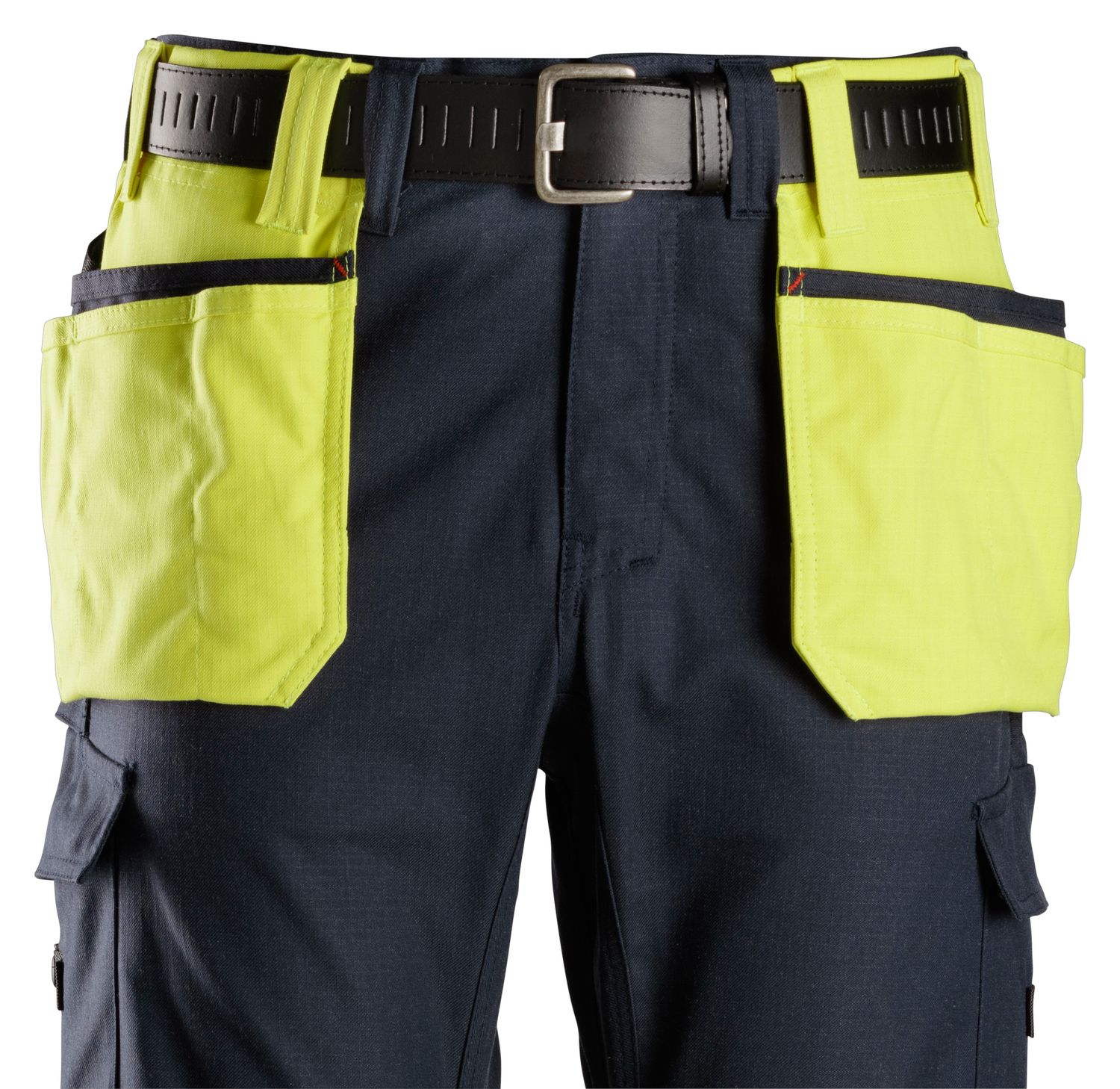 9797 ProtecWork, Flammehemmende Multifunksjonelle hylsterlommer for belte, FARGE: 6695 - High Visibility Yellow\Navy