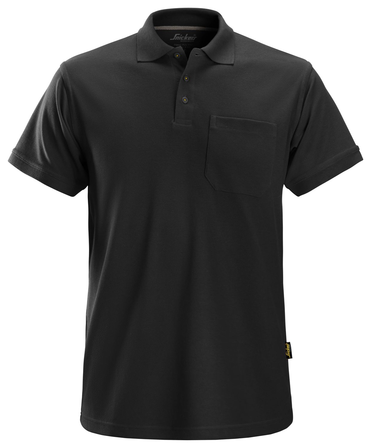 2708 Poloskjorte, FARGE: 0400 - Black, STØRRELSE: STR: XS