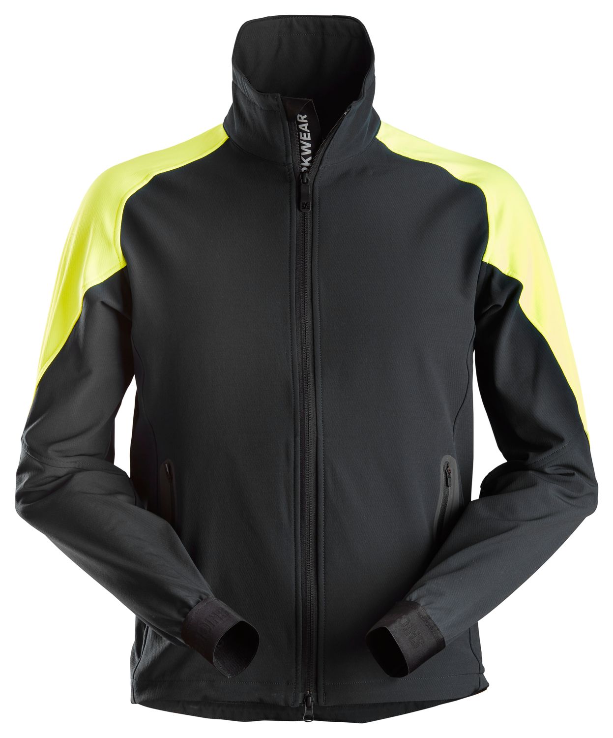 8028 Neon Jakke, FARGE: 0467 - Black\Neon Yellow, STØRRELSE: STR: XS