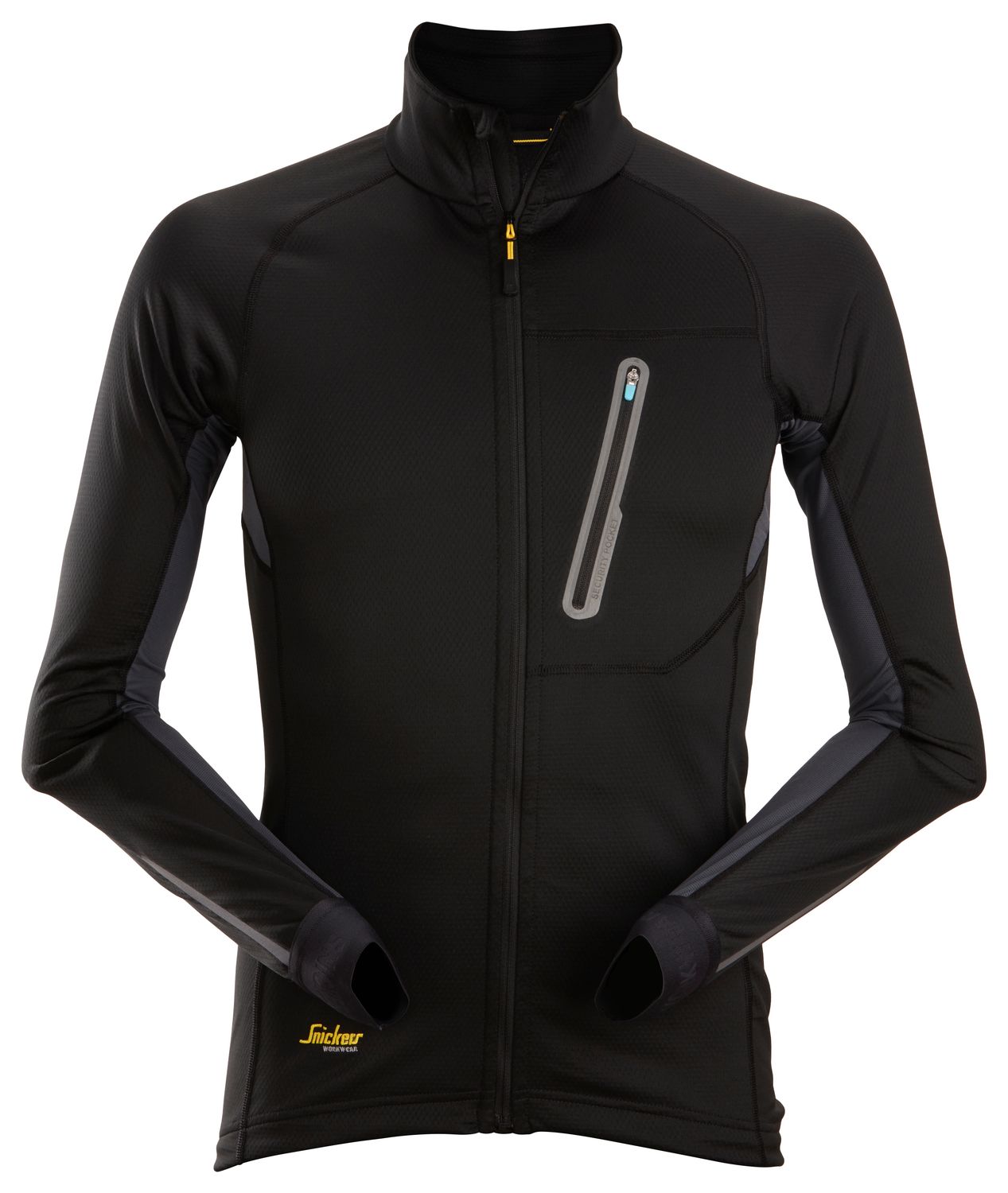 9448 LiteWork, Mellomlagsjakke, FARGE: 0458 - Black\Steel Grey, STØRRELSE: SORT STR: XS