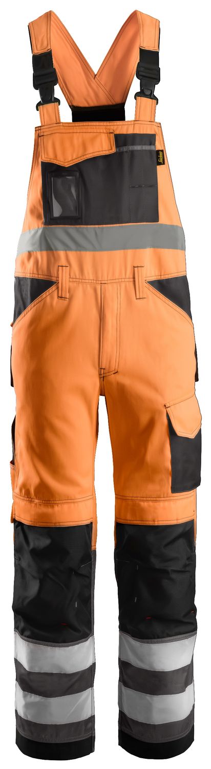 0113 High-Vis Snekkerbukse, Klasse 2, FARGE: 5574 - High Visibility Orange\Muted Black, STØRRELSE: STR: 44