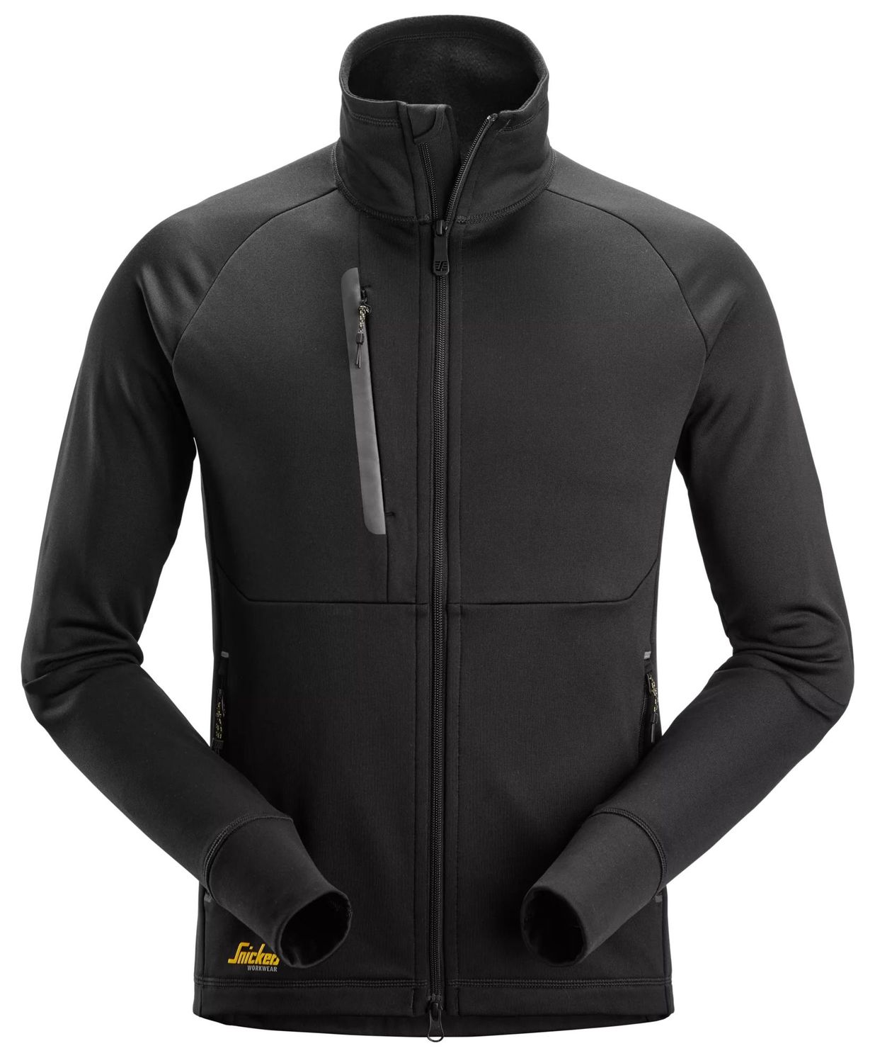 8023 FlexiWork, Polartec® Power Stretch® jakke, FARGE: 0400 - Black, STØRRELSE: STR: XS