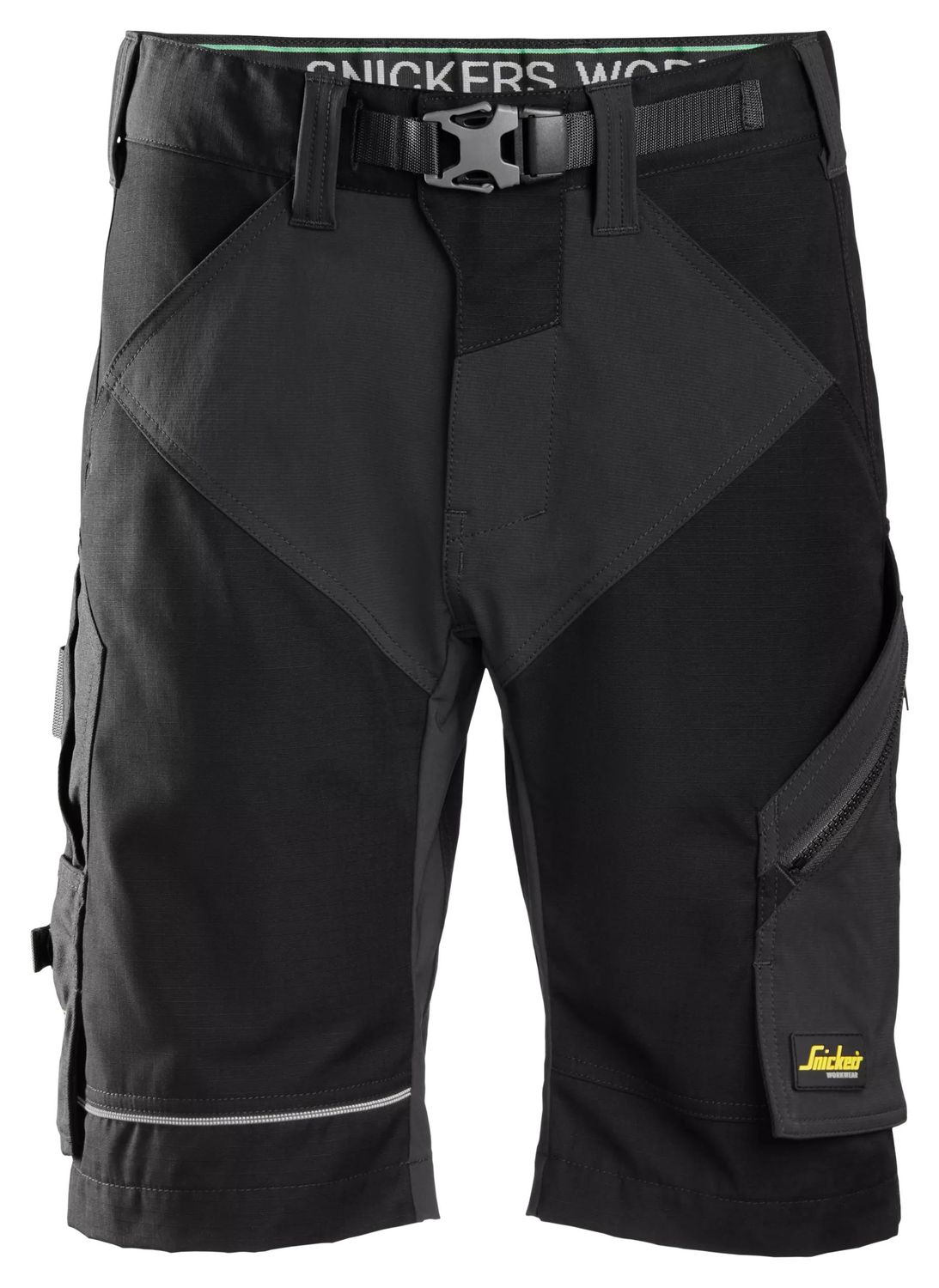6914 FlexiWork, Arbeidsshorts+, FARGE: 0404 - Black, STØRRELSE: STR: 44