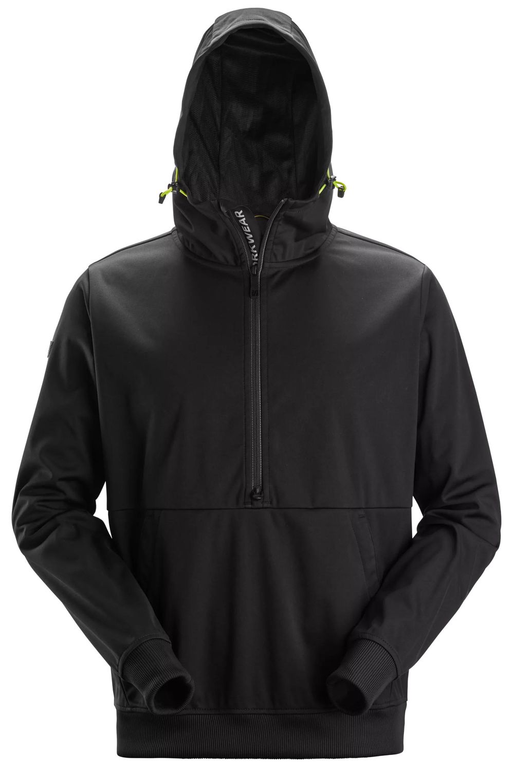 8400 FlexiWork, Anorakk i stretch med vindstopper og glidelås, FARGE: 0400 - Black, STØRRELSE: STR: XS