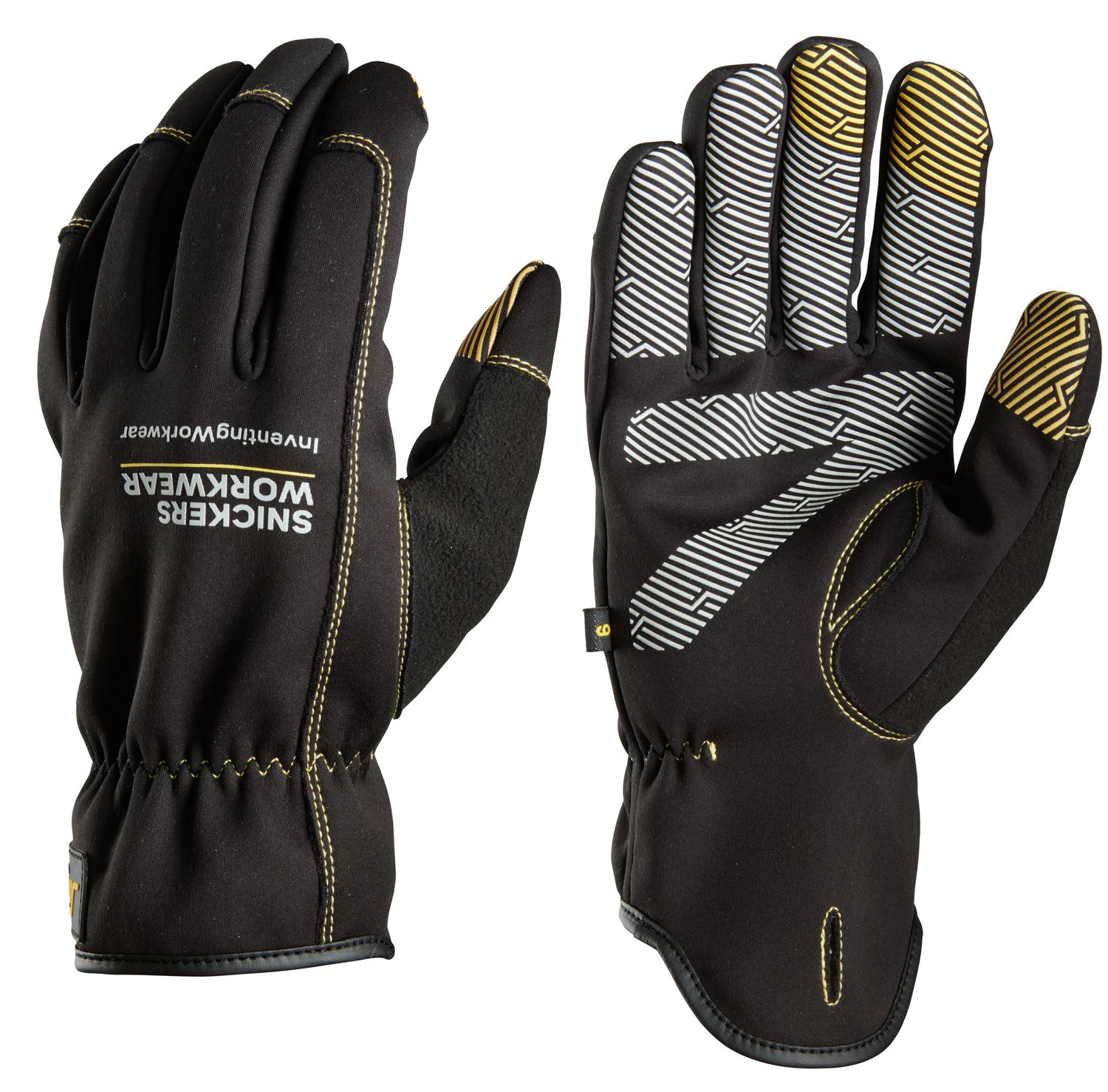 9562 Arbeidshansker Weather Flex Dry, FARGE: 0400 - Black, STØRRELSE: STR: 7