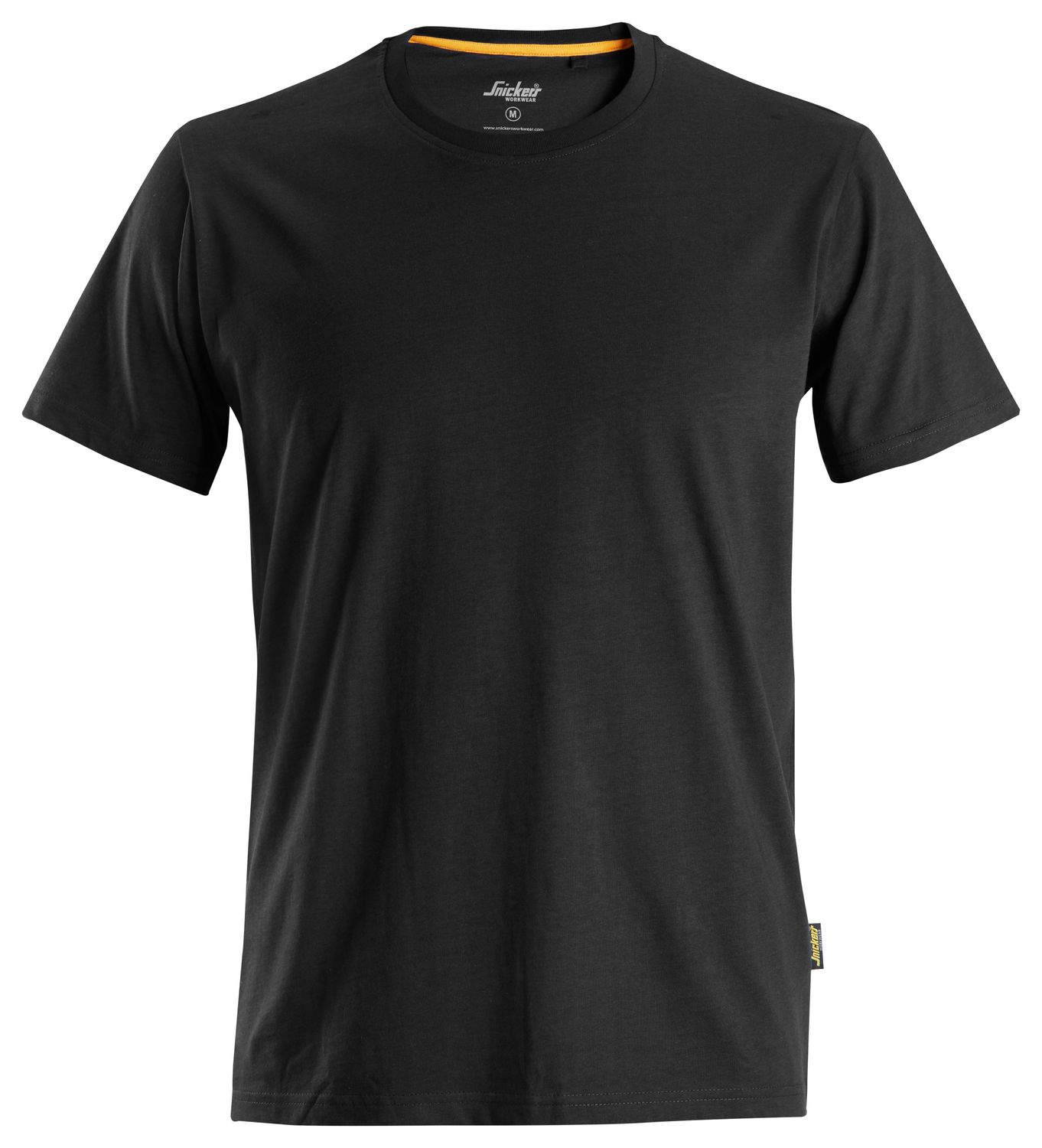 2526 AllroundWork, T-skjorte i økologisk bomull, FARGE: 0400 - Black, STØRRELSE: STR: XS